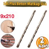 Chattel 9X210 mm Sds Plus Beton Delme Matkap Ucu (2 Adet)
