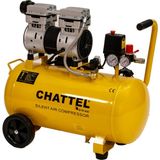 Chattel CHT-1250 Sessiz Yağsız Kompresör 50 Litre BAKIR SARGI MOTOR