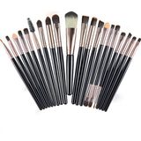 Chavin 20 Parça Makyaj Fırçası Seti Far Eyeliner Kaş Fırça Set Göz Makyaj Seti CIN830SY - Renkli
