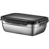 Chavin 304 Çelik 1800 ml Yemek Meyve Et Buzdolabı Beslenme Saklama Kabı mt111-18