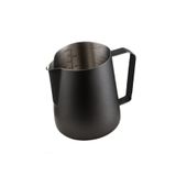 Chavin 304 Çelik 600 ml Siyah Teflon Kaplama Kahve Süt Köpürtme Potu Sütlük Pitcher