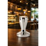 Chavin 51 mm Komple Çelik Espresso Makinesi Tamperi Barista Ekipmanı MT137X - Gümüş