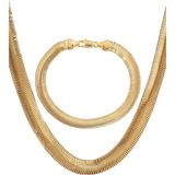 Chavin 7 mm. Snake Yılan Örme Kadın Zincir Kolye Bileklik eg94