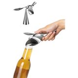 Chavin Büyük Boy Gümüş Renk Uçan Kuş Şişe ve Bira Açacağı Açacak cin964