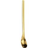 Chavin Çelik 15,5 cm Gold Kahve Latte Meyvesuyu Kokteyl Barmen Kaşığı