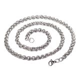 Chavin CY82 Burgu 6 mm Çelik Erkek Bijuteri Kolye