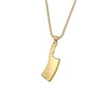 Chavin DP51SR Gold Satır Figürü Çelik Erkek Kolye