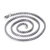 Chavin DR01 Gri 60 cm 3 mm Çelik Erkek Bijuteri Kolye
