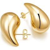 Chavin EU05SR Çelik Damla Dizayn Gold Kadın Küpe