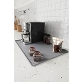 Chavin Gri 39x58 cm Silikon Kahve Makinesi Matı Tezgah Pedi Bulaşık Altlığı cin962