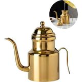 Chavin Komple 304 Çelik Gold 310 ml Yağdanlık Sosluk ve Sirkelik CIN596SR - Altın