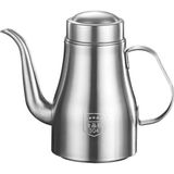 Chavin Komple 304 Çelik Silver 700 ml 24 Oz Yağdanlık Sosluk ve Sirkelik CIN866BY - Gri