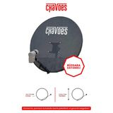 Chavoes Çanak Anten 70-75 Cm + Tekli Lnb Delikli Rüzgara Ve Kara Karşı Dayanıklı 7 Mm Saç Kalınlıgı