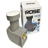 Chavoes Rose Çift Çıkışlı Twin Lnb RLE-200 4K Düşük Gürültü Teknolojisi ile Yüksek Performans - Gri