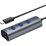 CHB010 Type-C To USB 3.0 4 Portlu Alüminyum Hub Çoklayıcı