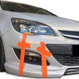 chback Sedan Uyumlu Makyajlı Ön Tampon Eki (Plastik)
