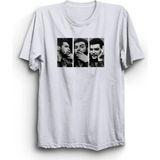 Che Guevara, 3 Pictures, %100 Pamuk Tişört - Beyaz - XL