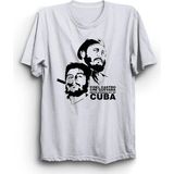 Che Guevara, Fidel Castro, Revolutionalist Of Cuba, Küba Tişört - Beyaz - XL