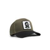 Che Guevara Logolu Cordura Siyah-Haki Trucker Şapka