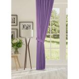 Cheap's Home Petek Dokulu Kadife Dokuma Sık 1 X 3 Pileli Fon Perde Lila