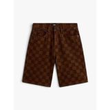 Check-5 Baggy Denim Short Erkek Kahverengi Şort - Vn000c9v