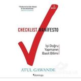 Checklist Manifesto - İşler Nasıl Doğru Yapılır? - Atul Gawande