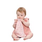Cheeky Chompers Bebek Battaniyesi Yorgan Silikon Diş Çıkma Bölümü ve Duyusal Yardımcılar - 4'ü 1 arada Comfortchew - Mükemmel Bebek Hediyeleri ve Yenidoğan İçin Gerekli - Uyarıcı+Emici (Gökkuşağı Gülü)