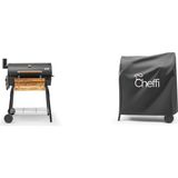 Cheffi - Grillord-75 Kömürlü Barbekü Mangal (Önlük ve Kılıf Hediyeli) - Çok Renkli