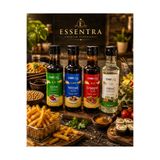 Chefline Asia Sushi & Asya Sosları Seti 4 x 150 ml sushi seti, soya & teriyaki & istiridye & pirinç sirkesi, sushi malzemeleri