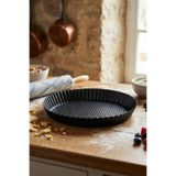ChefMate 28 cm Tart Turta Kalıbı Çıkarılabilir Taban Karbon Çelik Yapışmaz