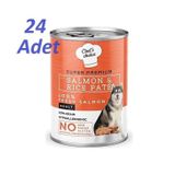 Chef's 24x400 gr Choice Kıyılmış Somonlu ve Pirinçli Yetişkin Köpek Konservesi