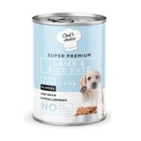Chef's Choice 400 gr Kıyılmış Kuzulu Yavru Köpek Konserve Maması
