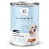 Chef's Choice Hypo-Allergenic Kuzulu Düşük Tahıllı Yavru Konserve 12x400 gr Köpek Maması