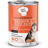 Chef's Choice Pate Salmon & Rice Somon Pirinçli Köpek 400 gr Yaş Maması