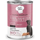 Chef's Choice Tahılsız Kuzu Somon ve Havuçlu Ezme 400 gr Konserve Köpek Maması