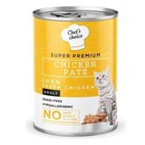 Chef's Choice Tavuklu Tahılsız Ezme 6x400 gr Yetişkin Kedi Konservesi