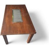 Chef's Table Deluxe - Gömme Izgaralı Premium Bahçe Masası - Gri