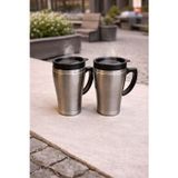Chefstar KAPAKLI MUG KUPA SEYAHAT KUPASI SICAK VE SOĞUK İÇECEKLER İÇİN PRATİK KUPA BARDAK