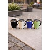 Chefstar KAPAKLI MUG KUPA SEYAHAT KUPASI SICAK VE SOĞUK İÇECEKLER İÇİN TERMOS BARDAK