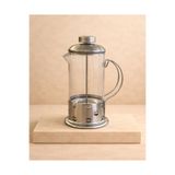 Chefstar PASLANMAZ METAL ÇELİK GÖVDELİ CAM FRENCH PRESS KAHVE DEMLEME SÜRAHİSİ