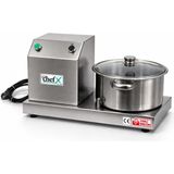 Chefx - Sebze, Tarhana, Soğan Doğrama Makinesi 4 Kg/7 Litre - Gümüş