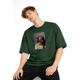 Chekich Blurry - Oversize Erkek Tişört HAKI