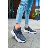 Chekich CBT Low Top Lace Up Gri Günlük Erkek Ayakkabı
