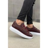 Chekich CH251 CBT Mirror Bordo - Beyaz Renk Erkek Günlük Ayakkabı