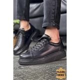 Chekich CH257 St Siyah Hakiki Deri Erkek Günlük Ayakkabı