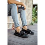 Chekich RST Loafer Verniciata Siyah Günlük Erkek Ayakkabı