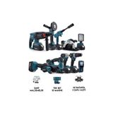CHELİKBEİ Akülü 10 LU Set (Led Işık +Lazer Metre +Somun Sıkma + Dekupaj EEA389....