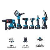 Chelıkbeı Altılı Set (Budama Testeresi +Bağ Makası + 13Mm Ç.mandren+S.sıkma+Ş.spral+Ş.hilti)