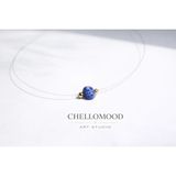 Chellomood Lapis Lazuli Hayalet Kolye -Kadın Doğal Taş Kolye