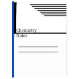 Chemistry notebook for students: A notebook with a Periodic Table on its back